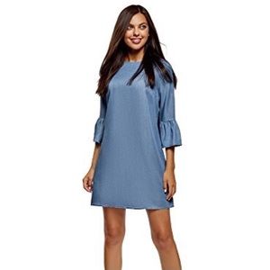 NWT Oodji Lyocell Dress With Flounce Sleeves